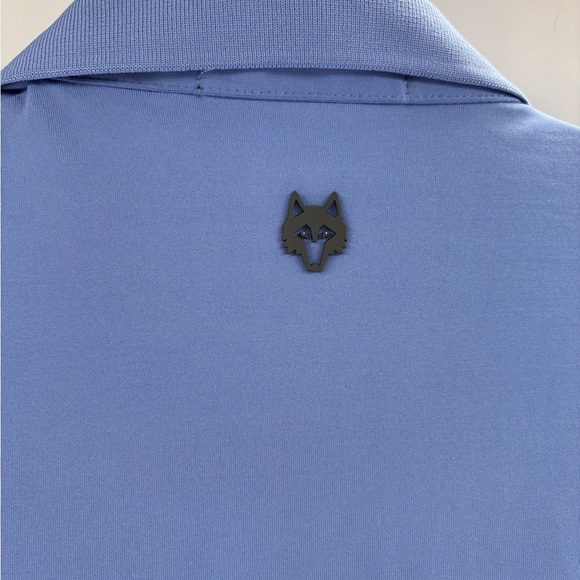Greyson athletic sports preppy blue polo golf short sleeve tee T-shirt sz small - Picture 6 of 12